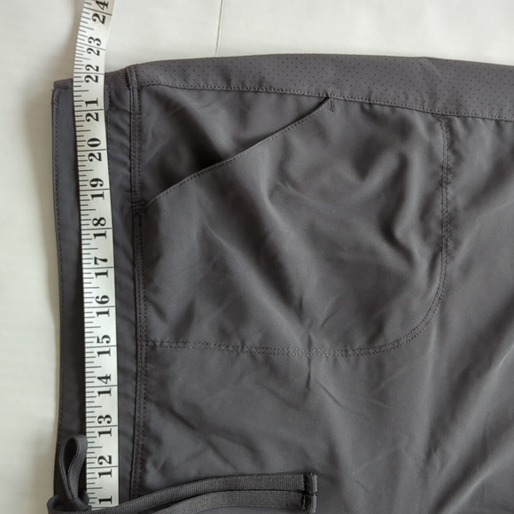 Style & Co. Woman Sport Athletic Capri Pants 3X Gray Pockets Toggle - Picture 13 of 15